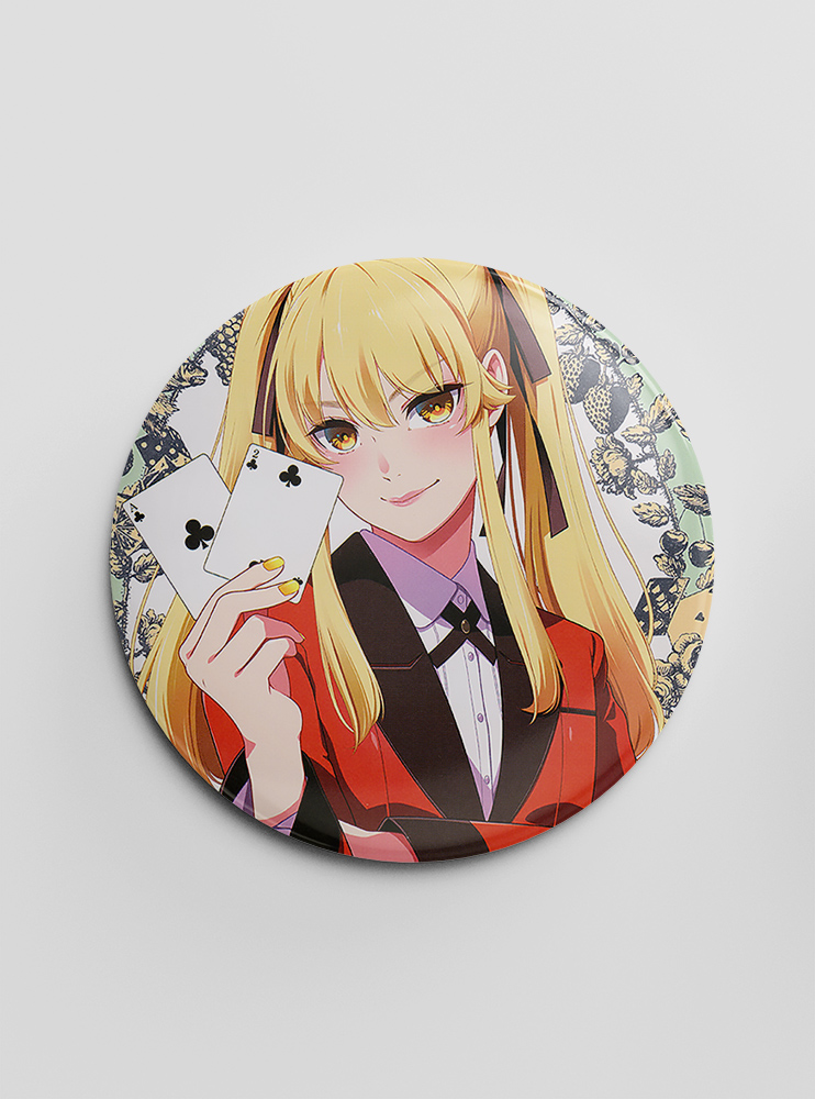 Значок "Шалений азарт" 8 (Kakegurui)