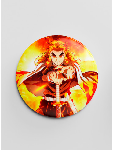 Значок "Клинок, що знищує демонів" 10 (Kimetsu no Yaiba)