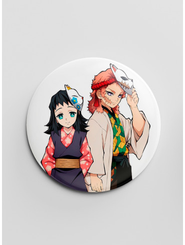 Значок "Клинок, що знищує демонів" 15 (Kimetsu no Yaiba)