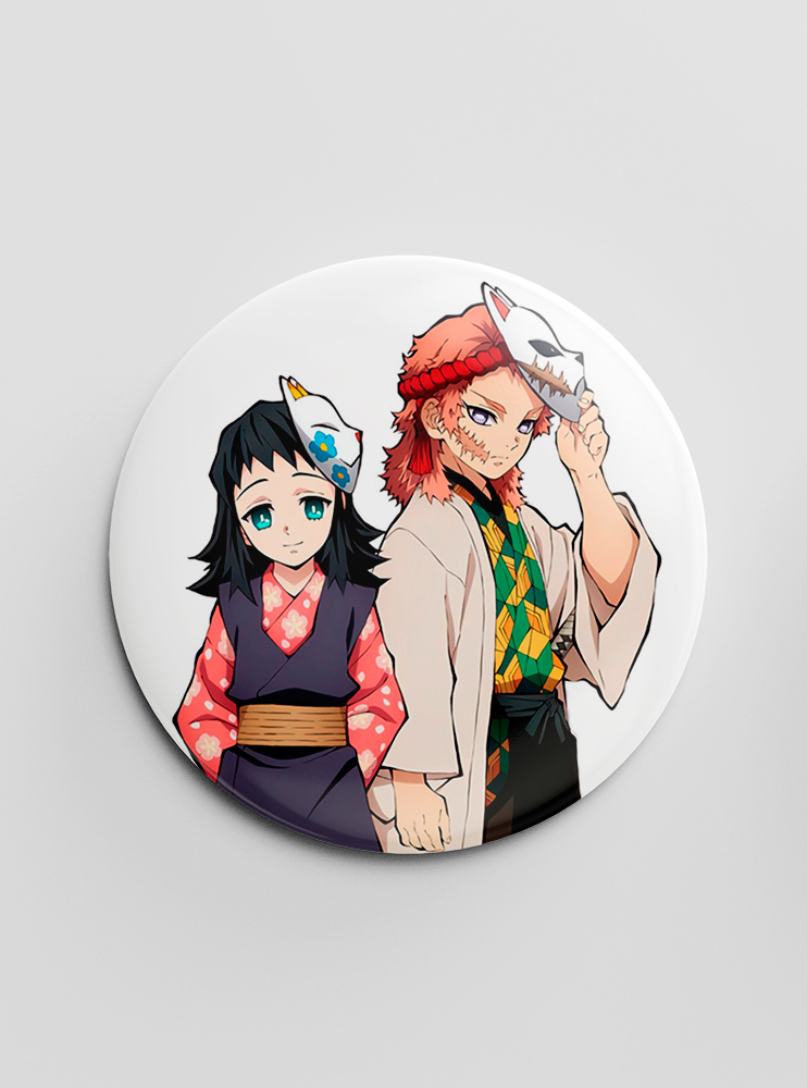 Значок "Клинок, що знищує демонів" 15 (Kimetsu no Yaiba)