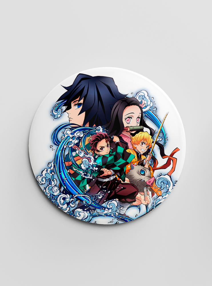 Значок "Клинок, що знищує демонів" 18 (Kimetsu no Yaiba)