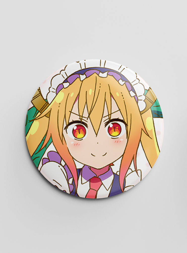 Значок Дракон покоївка пані Кобаяші 14 (Kobayashi-san Chi no Maid Dragon)