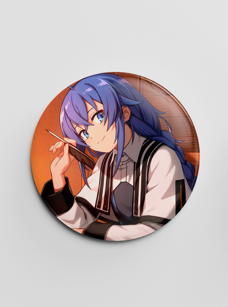 Значок "Реінкарнація Безробітного" 16 (Mushoku Tensei: Isekai Ittara Honki Dasu)