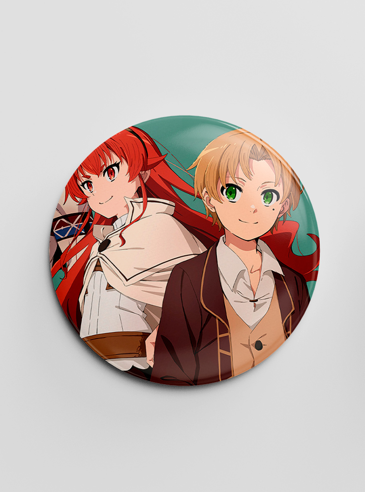 Значок "Реінкарнація Безробітного" 6 (Mushoku Tensei: Isekai Ittara Honki Dasu)