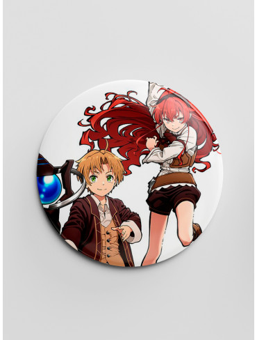 Значок "Реінкарнація Безробітного" 8 (Mushoku Tensei: Isekai Ittara Honki Dasu)