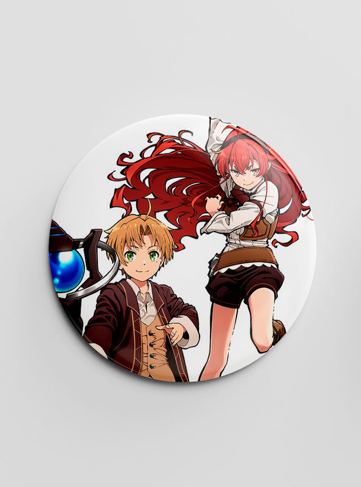 Значок "Реінкарнація Безробітного" 8 (Mushoku Tensei: Isekai Ittara Honki Dasu)