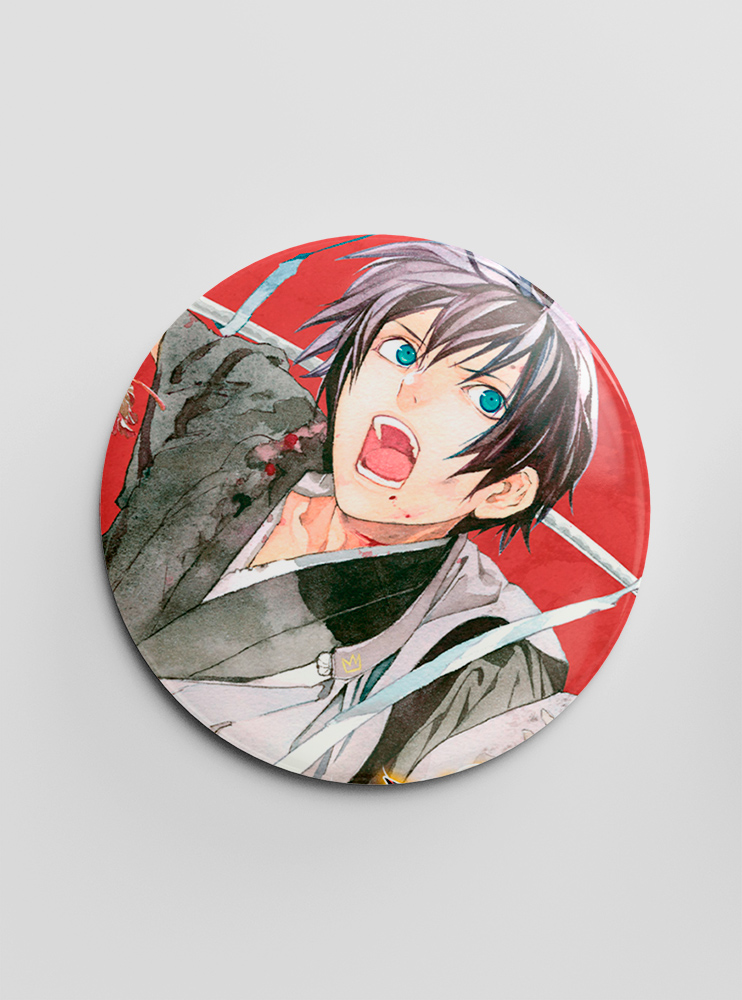 Значок "Безхатній Бог" 10 (Noragami)