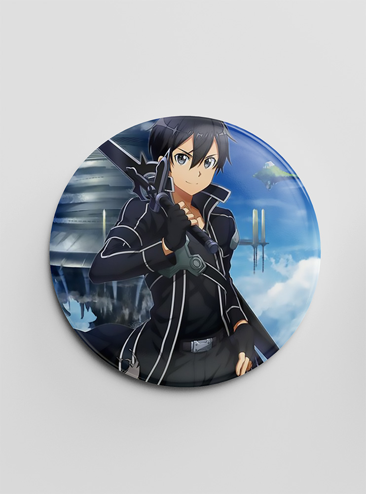Значок "Майстри меча онлайн" 3 (Sword Art Online)