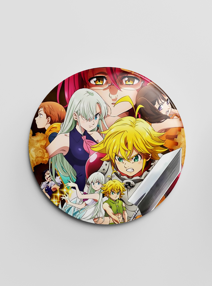 Значок "Сім Смертних Гріхів" 3 (Seven Deadly Sins)