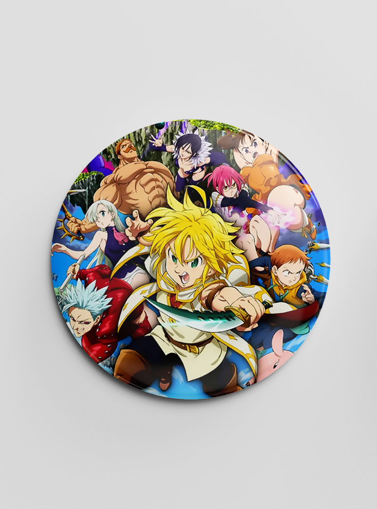 Значок "Сім Смертних Гріхів" 4 (Seven Deadly Sins)