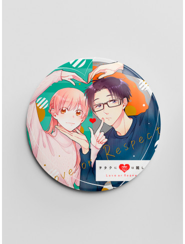 Значок Так складно любити отаку 10 (Wotaku ni Koi wa Muzukashii)