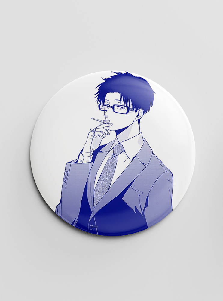 Значок Так складно любити отаку 4 (Wotaku ni Koi wa Muzukashii)