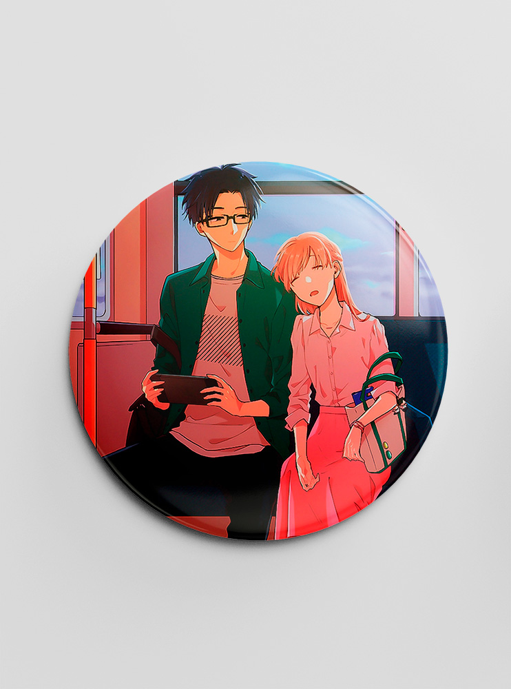 Значок Так складно любити отаку 8 (Wotaku ni Koi wa Muzukashii)