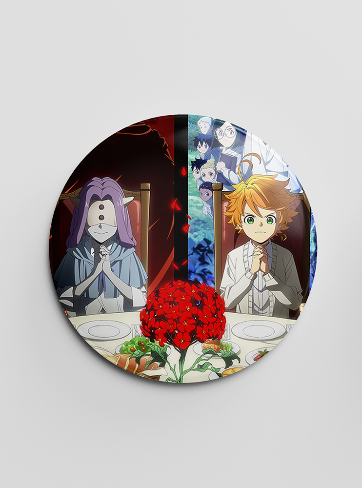 Значок "Обіцяний Неверленд" (Yakusoku no Neverland)