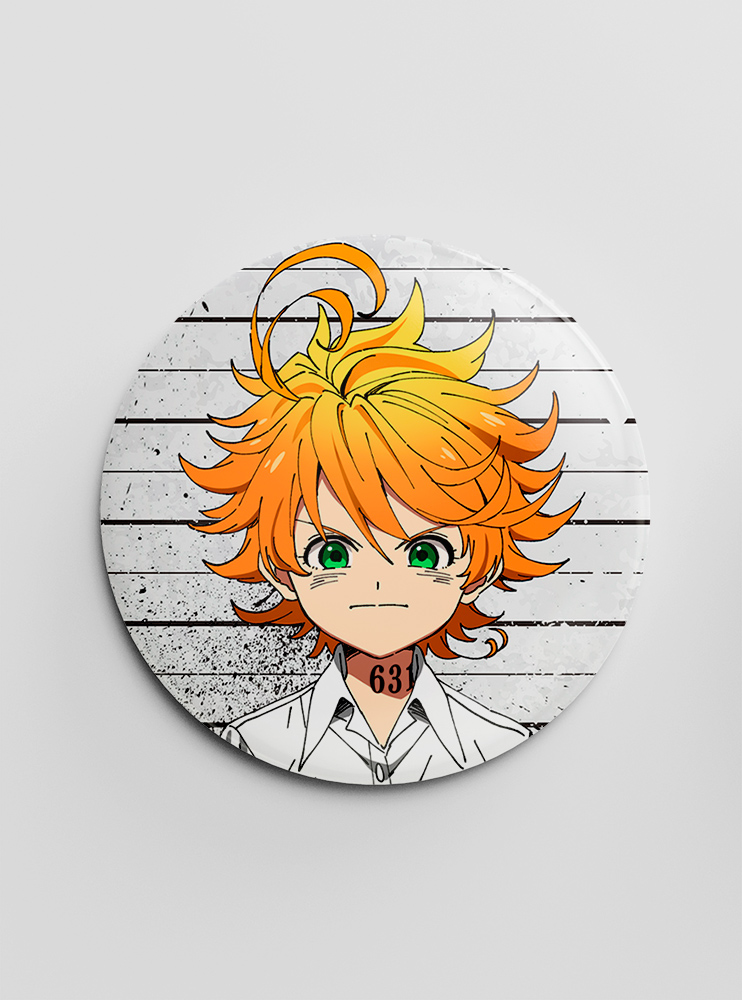 Значок "Обіцяний Неверленд" 21 (Yakusoku no Neverland)