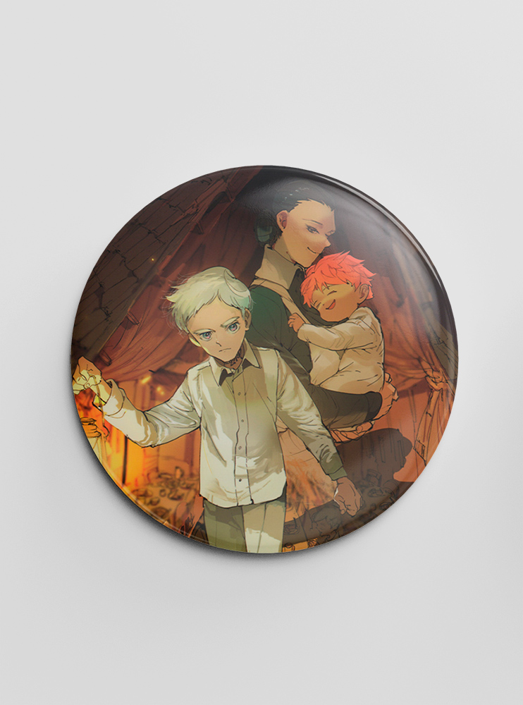 Значок "Обіцяний Неверленд" 8 (Yakusoku no Neverland)