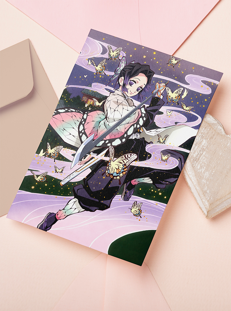 Листівка Шинобу (Kimetsu no Yaiba)