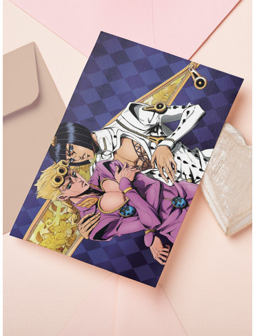 Листівка "ДжоДжо" 3 (JoJo's Bizarre Adventure)
