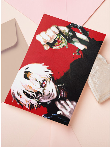Листівка Токійський Гуль (Tokyo Ghoul)