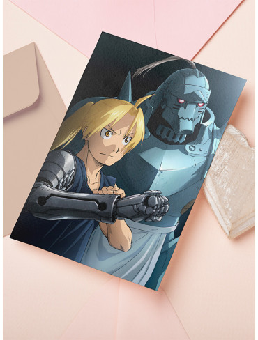 Листівка Сталевий алхімік (Fullmetal Alchemist)