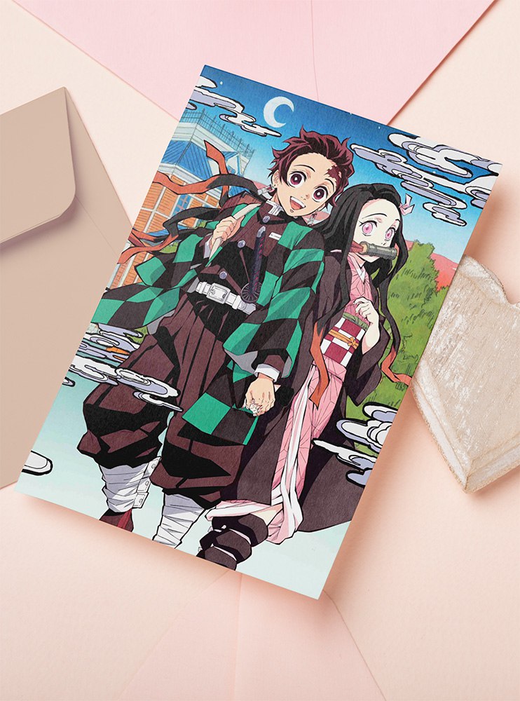 Листівка Клинок, що знищує демонів 8 (Kimetsu no Yaiba)