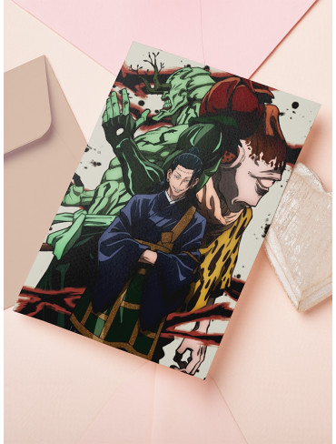 Листівка Магічна битва (Jujutsu Kaisen)