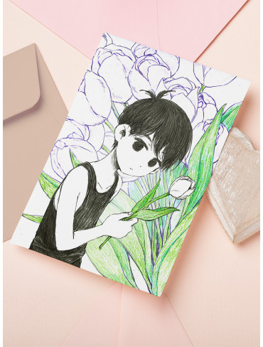 Листівка Оморі 1 (Omori)
