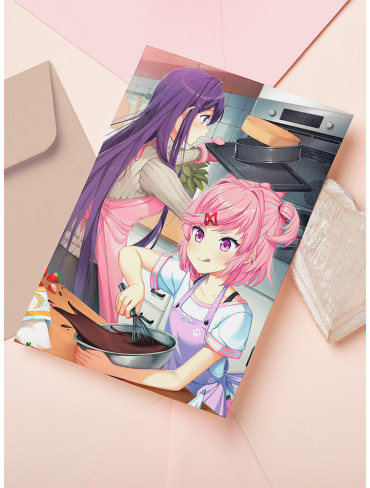 Листівка Doki Doki Літературний клуб! 2 (Doki Doki Literature Club!)