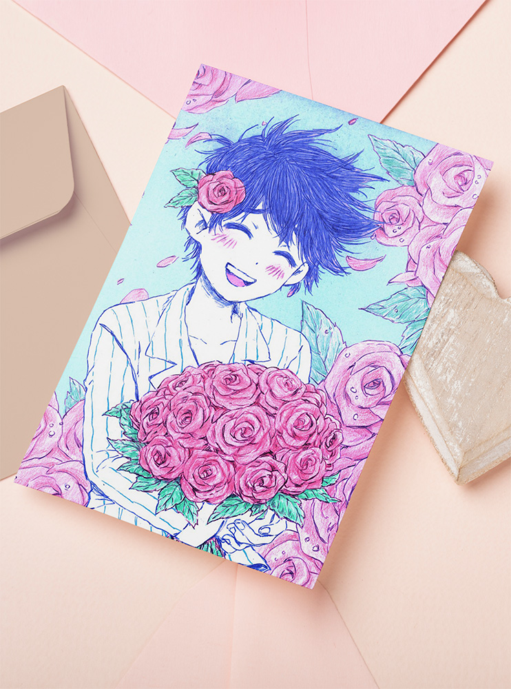 Листівка Оморі 4 (Omori)
