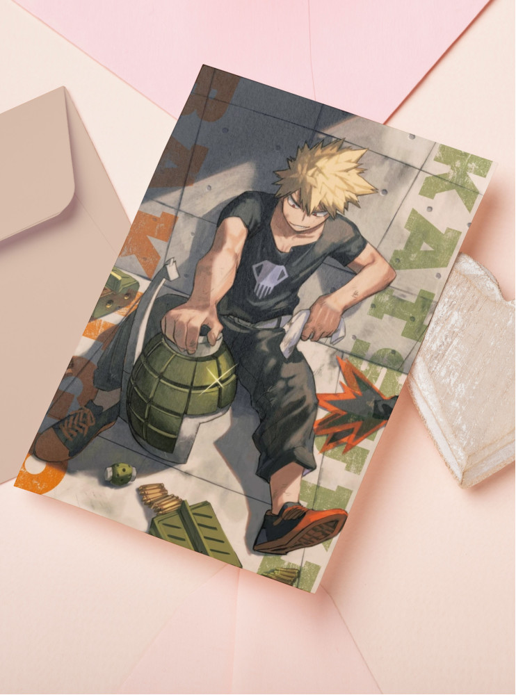 Листівка Моя геройська академія 3 (Boku no Hero Academia)