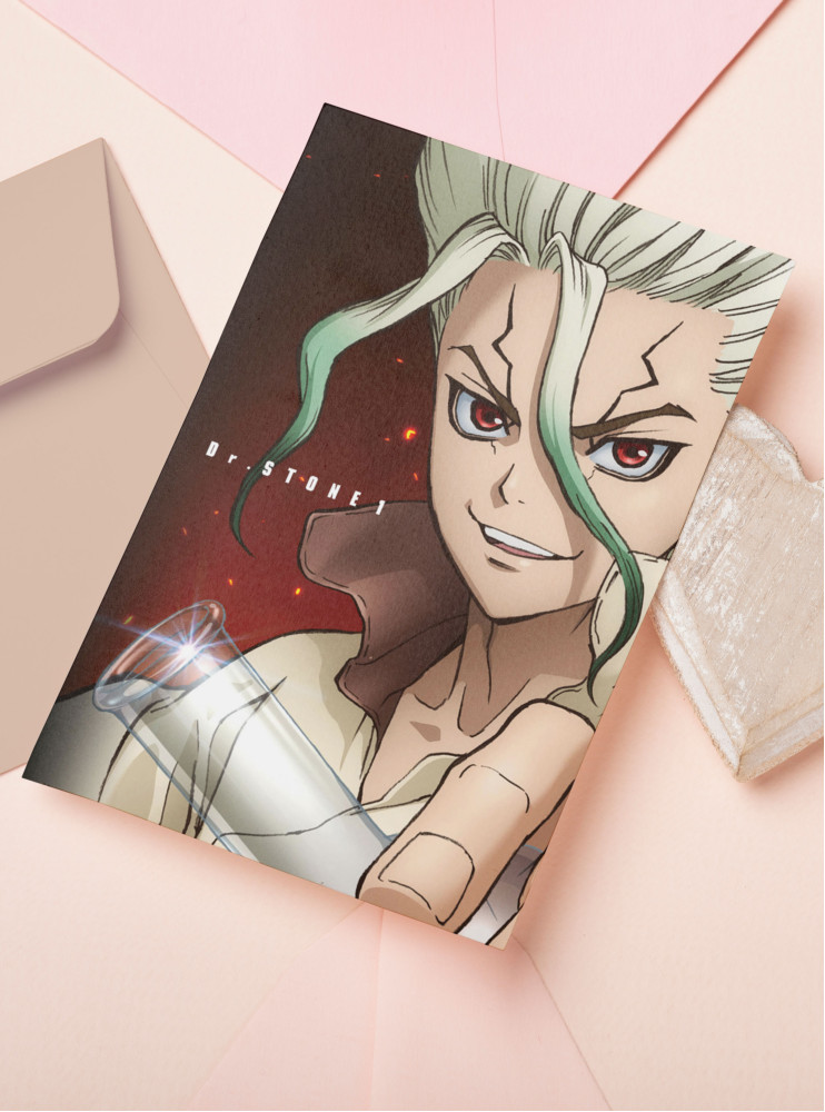 Листівка Доктор Стоун (Dr. Stone)
