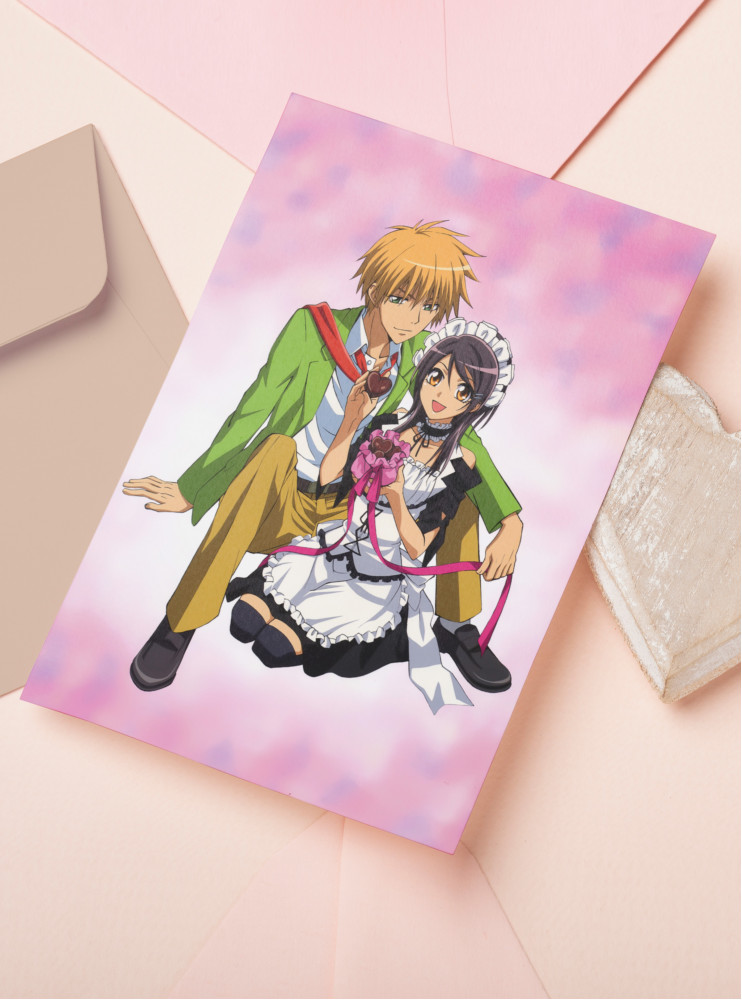 Листівка Президент студентської ради - покоївка (Kaichou wa maid-sama)