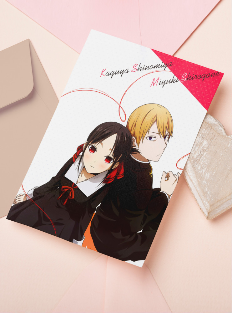 Листівка Кагуя-сама - Кохання як війна 3 (Kaguya-sama: Love is War)