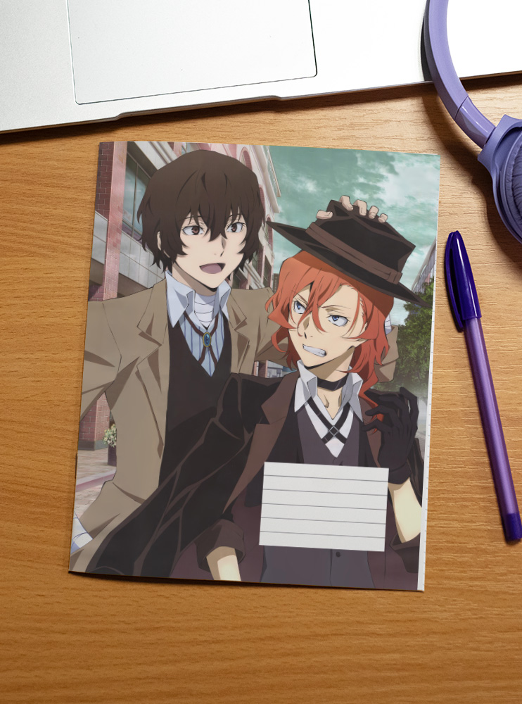 Зошит Літературні генії Бродячі Пси 3 (Bungou Stray Dogs)