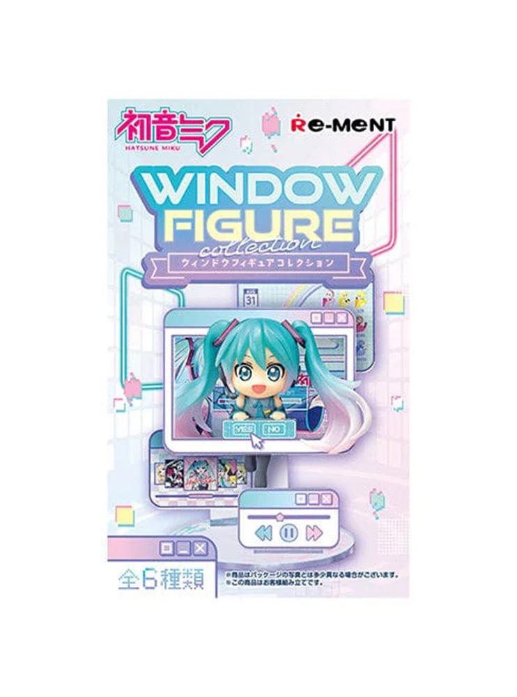 Фігурка Re-Ment Hatsune Miku Series Window Figure Collection Фігурка Re-Ment Hatsune Miku Series Window Figure Collection
