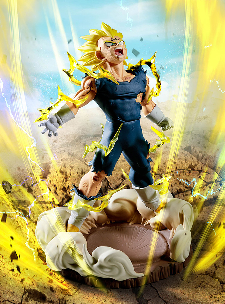 Фігурка Banpresto Dragon Ball Z - Majin Vegeta SSJ - History Box