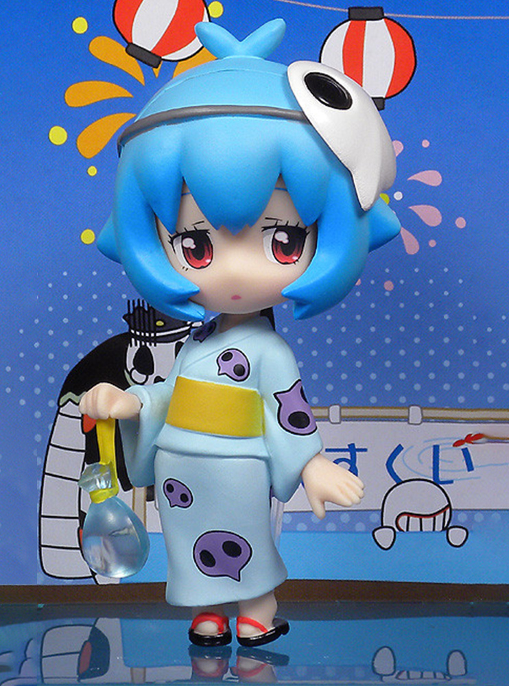 Фігурка Banpresto Petit Eva: Evangelion@School - Ayanami Rei - Ichiban Kuji Evangelion Shin Gekijouban Second Impact - Festival Ver. Lawson Recolor Edition