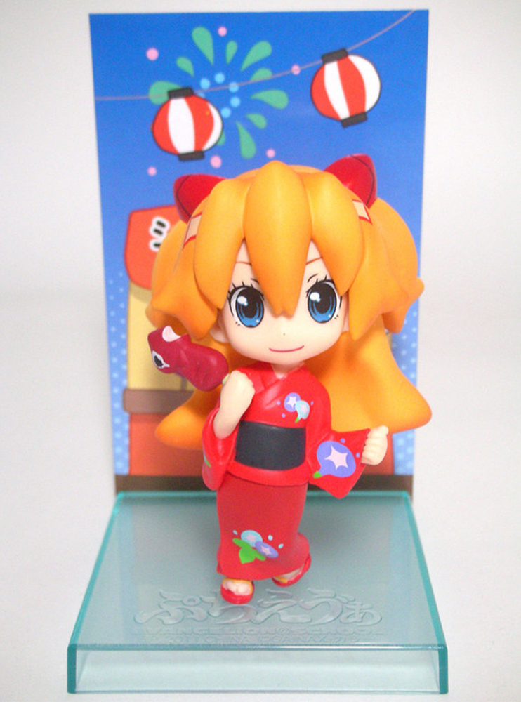 Фігурка Banpresto Petit Eva: Evangelion@School - Souryuu Asuka Langley - Ichiban Kuji Evangelion Shin Gekijouban Second Impact - Festival Ver. Lawson Recolor Edition