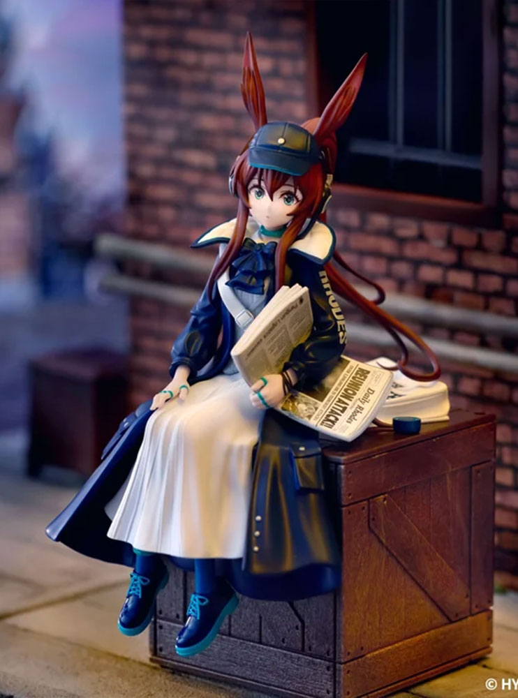Фігурка FuRyu Arknights - Amiya - Noodle Stopper Figure - Shinbun Haitatsuin Ver.