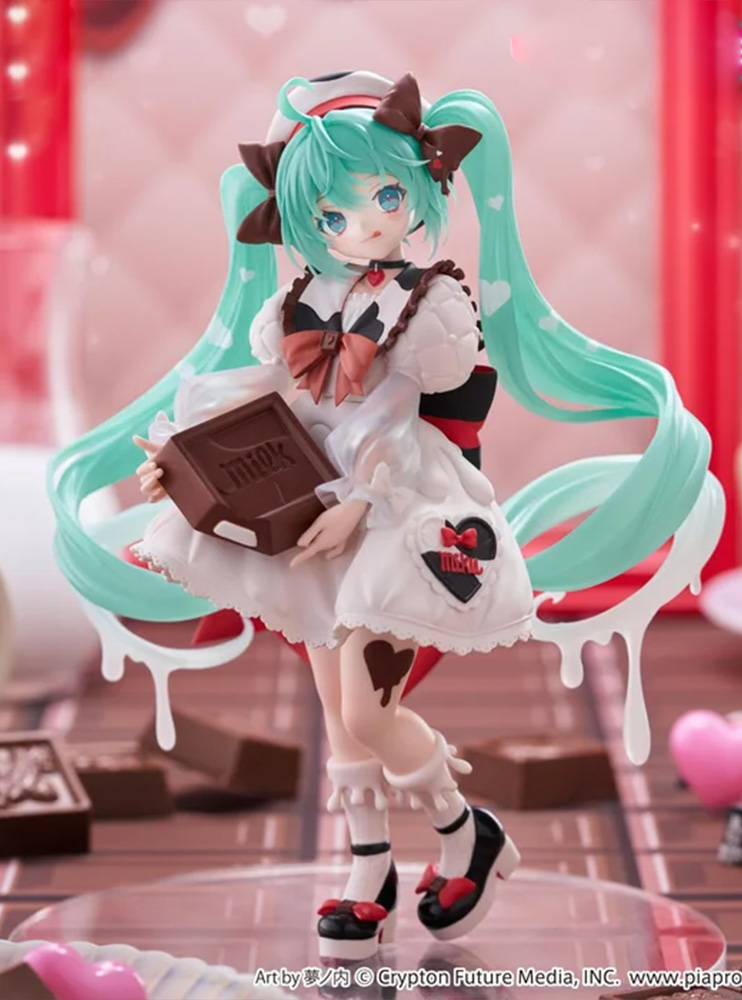Фігурка FuRyu Piapro Characters - Hatsune Miku x Tirol Chocolate - Trio-Try-iT Figure - Milk ver. Фігурка FuRyu Piapro Characters - Hatsune Miku x Tirol Chocolate - Trio-Try-iT Figure - Milk ver.