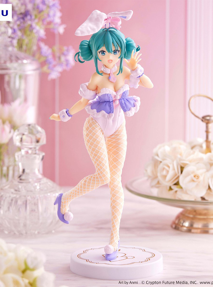 Фігурка Furyu Piapro Characters Hatsune Miku BiCute Bunnies White Bunny Lavender Ver