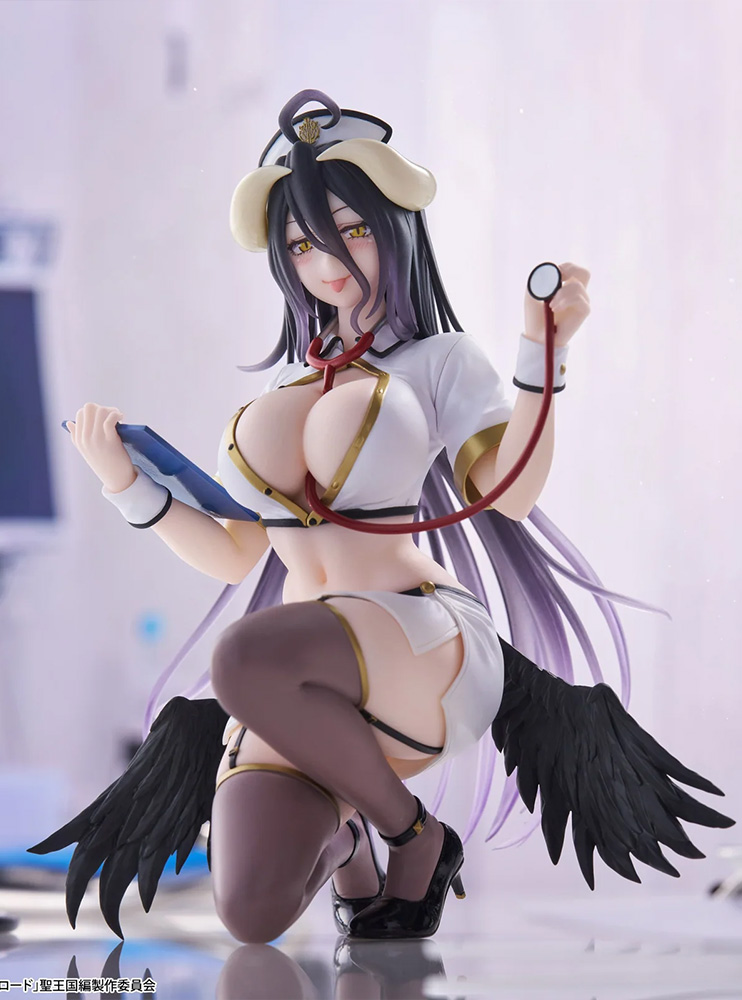 Фігурка Taito Overlord - Albedo - Desktop Cute - Nurse ver. Фігурка Taito Overlord - Albedo - Desktop Cute - Nurse ver.