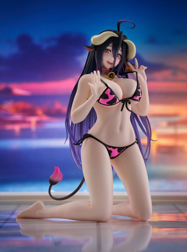 Фігурка Taito Overlord - Albedo - Desktop Cute - Ushigara Mizugi Ver., Renewal