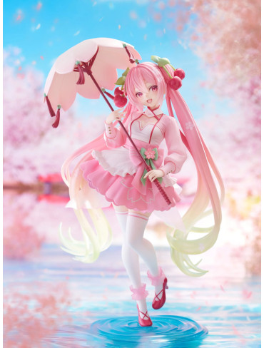 Фігурка Taito Vocaloid - Hatsune Miku - Artist MasterPiece+ - Sakura, Sakura Dress Ver.
