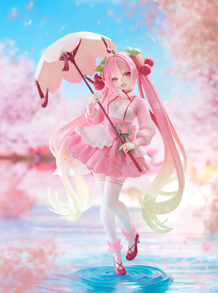 Фігурка Taito Vocaloid - Hatsune Miku - Artist MasterPiece+ - Sakura, Sakura Dress Ver.
