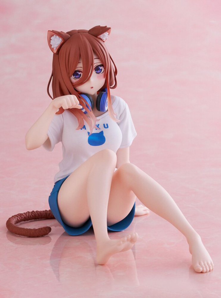 Фігурка Gotoubun no Hanayome* - Nakano Miku - Desktop Cute - Cat Room Wear Ver.
