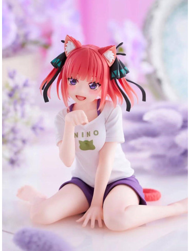 Фігурка Taito Gotoubun no Hanayome* - Nakano Nino - Desktop Cute - Cat room wear ver.