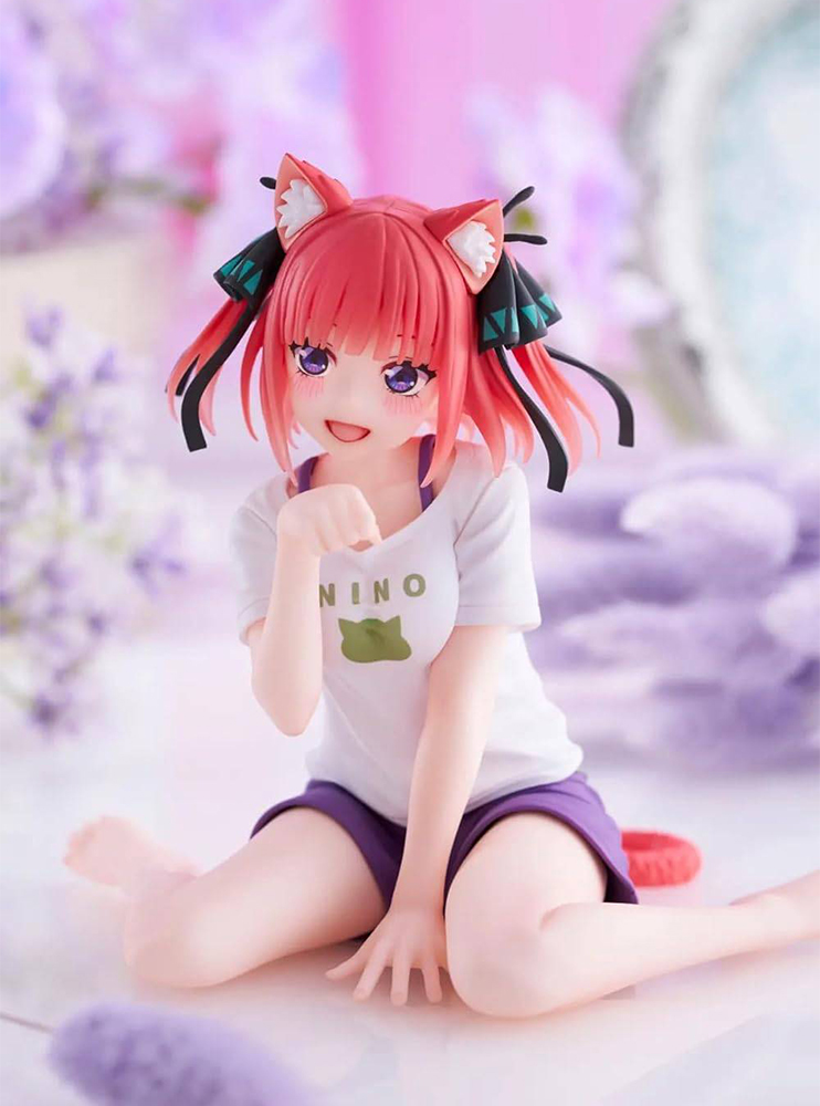 Фігурка Taito Gotoubun no Hanayome* - Nakano Nino - Desktop Cute - Cat room wear ver.