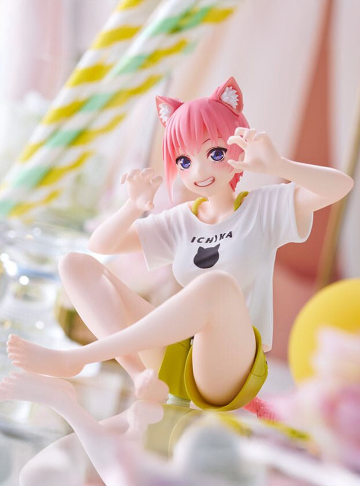 Фігурка Taito Gotoubun no Hanayome* -  Nakano Ichika - Desktop Cute - Cat room wear ver.