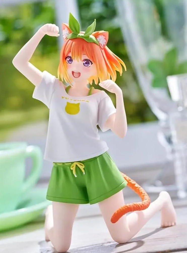Фігурка Taito Gotoubun no Hanayome* -  Nakano Yotsuba - Desktop Cute - Cat room wear ver.